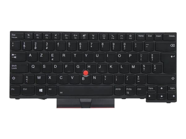 Primax - Ersättningstangentbord för bärbar dator - med Trackpoint - bakgrundsbelyst - belgisk - svart - för ThinkPad P14s Gen 1; P14s Gen 2; T14 Gen