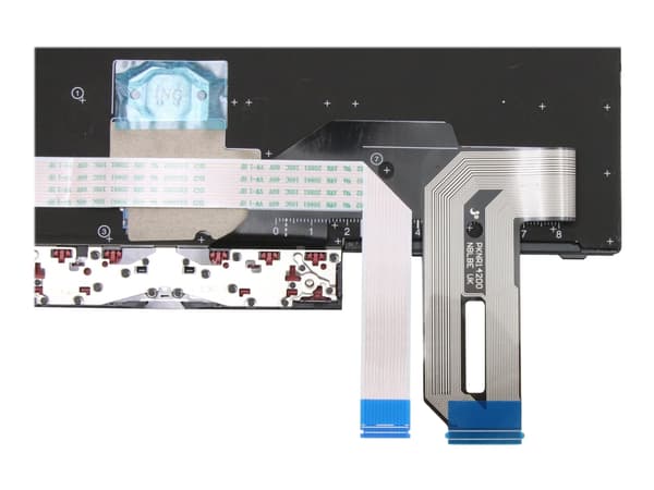Primax - Ersättningstangentbord för bärbar dator - med Trackpoint - bakgrundsbelyst - belgisk - svart - för ThinkPad P14s Gen 1; P14s Gen 2; T14 Gen