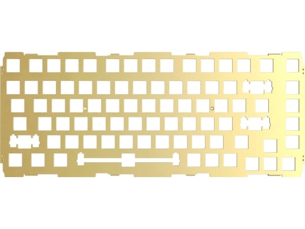 Glorious PC Gaming Race Switch Plate, Keyboard switch plate, Messing, Gull