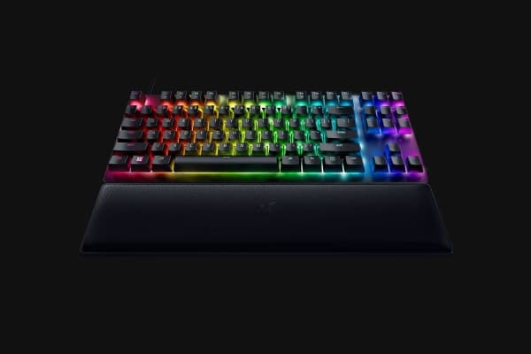 Razer Huntsman V2 Tenkeyless, Tenkeyless (80–87 %), USB, QWERTY, RGB LED, Musta