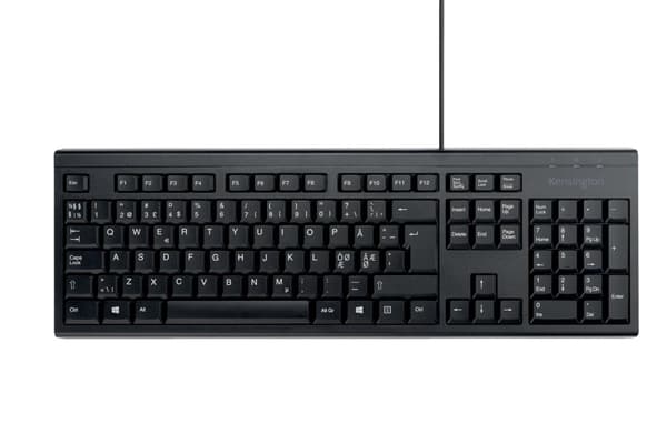 Tangentbord KENSINGTON EQ Valu Kabel Svart