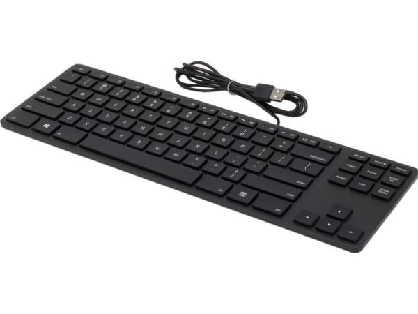 Matias Wired Aluminum Tenkeyless - Tangentbord - USB - amerikansk - svart