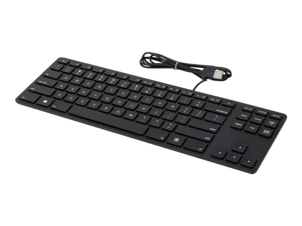 Matias Wired Aluminum Tenkeyless - Tangentbord - USB - amerikansk - svart