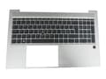 Miniatyrbild 1 av 2: HP - Ersättningstangentbord för bärbar dator - bakgrundsbelyst - QWERTY - danska/norska/finska - med övre skydd - för EliteBook 855 G7 Notebook