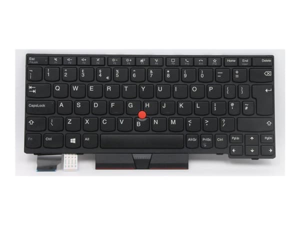 Lenovo - Ersättningstangentbord för bärbar dator - med Trackpoint - QWERTY - brittisk - svart - FRU - för ThinkPad L13 Gen 2; L13 Yoga Gen 2; X13 Gen