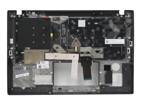 Lenovo - Ersättningstangentbord för bärbar dator - med Trackpoint - bakgrundsbelyst - QWERTY - nordiskt (danska/finska/norska/svenska) - svart - med