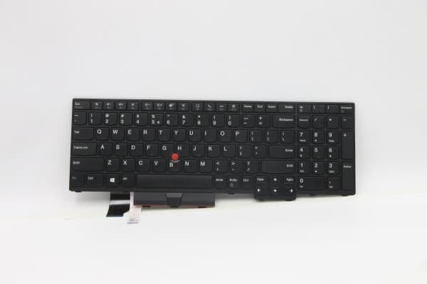 Lite-On - Ersättningstangentbord för bärbar dator - Engelska - Europa - svart - för ThinkPad L15 Gen 1 20U7, 20U8