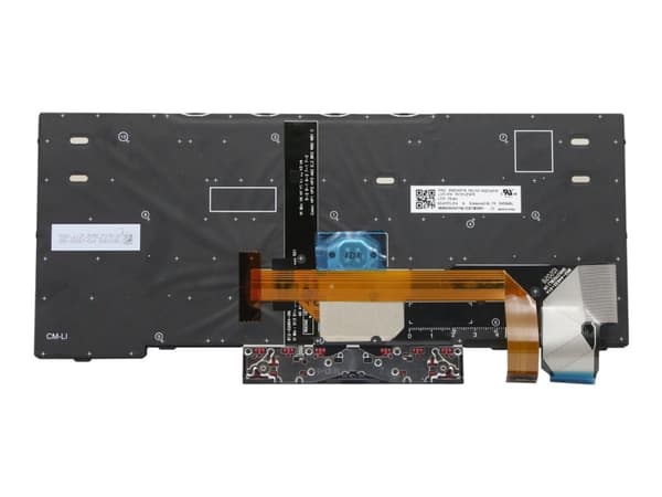 Lite-On - Ersättningstangentbord för bärbar dator - med Trackpoint - bakgrundsbelyst - AZERTY - fransk - FRU - för ThinkPad L13 Gen 2; L13 Yoga Gen 2