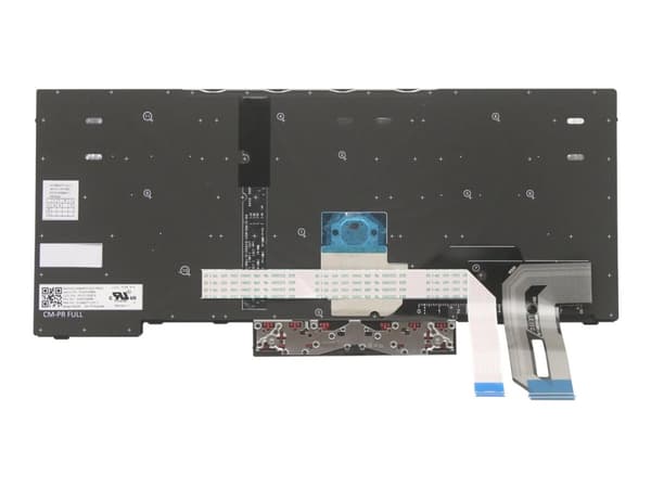 Primax - Ersättningstangentbord för bärbar dator - med Trackpoint, UltraNav - bakgrundsbelyst - QWERTY - portugisisk - svart - FRU - för ThinkPad P14