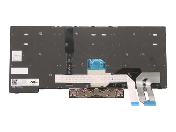 Primax - Kannettavat udskiftningstastatur - med Trackpoint - bagbelyst - QWERTY - tjekkisk/slovakisk - sort - FRU - for ThinkPad P14s Gen 1; P14s Gen