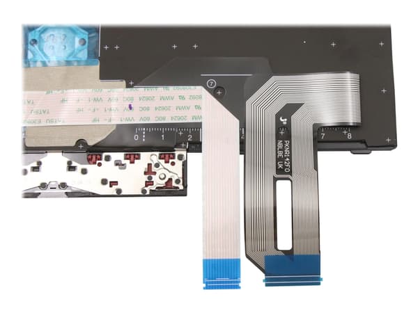 Primax - Kannettavat udskiftningstastatur - med Trackpoint - bagbelyst - QWERTY - tjekkisk/slovakisk - sort - FRU - for ThinkPad P14s Gen 1; P14s Gen