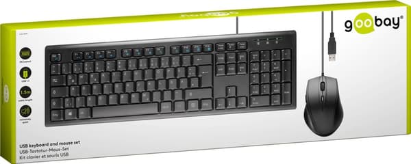 USB näppäimistö ja hiiri setti