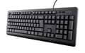 Miniatyrbild 1 av 5: Trust Primo, Fullstor (100 %), Kabel, USB, Membrantangentbrytare, QWERTY, Svart