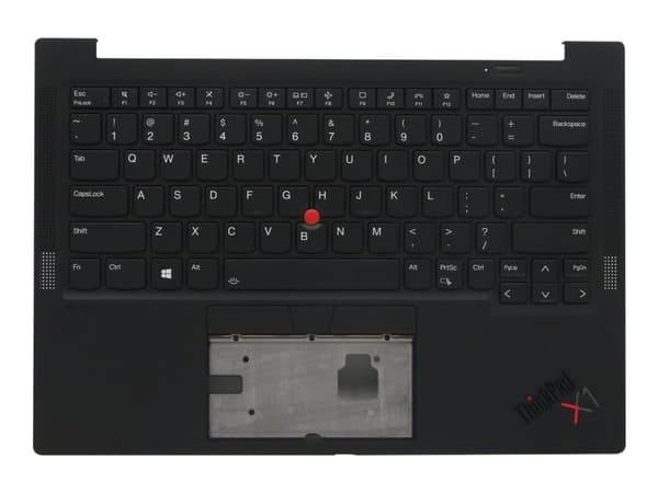 Sunrex - Ersättningstangentbord för bärbar dator - med Trackpoint - bakgrundsbelyst - engelska - med övre skydd - för ThinkPad X1 Carbon Gen 9 20XW,