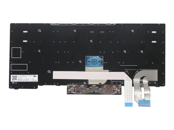 Lite-On - Erstatningstastatur for bærbar PC - med Trackpoint, UltraNav - QWERTY - Japansk - svart - FRU - for ThinkPad P14s Gen 1; P14s Gen 2; T14 Ge