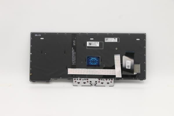 Chicony - Erstatningstastatur for bærbar PC - med Trackpoint, UltraNav - bakbelysning - QWERTY - Portugisisk - for ThinkPad L14 Gen 1 20U1, 20U2, 20U