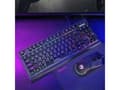 Pikkukuva 3 / 5: Marvo Marvo CM310 EN, RGB keyboard + mouse and pad set for gamers, US, for games, membrane type wired (USB), black, backlit
