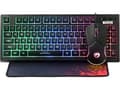 Pikkukuva 1 / 5: Marvo Marvo CM310 EN, RGB keyboard + mouse and pad set for gamers, US, for games, membrane type wired (USB), black, backlit