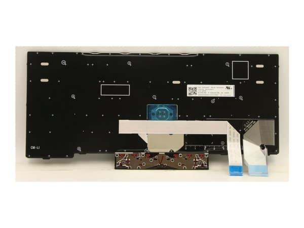 Lenovo - Ersättningstangentbord för bärbar dator - med Trackpoint - QWERTY - brittisk - svart - FRU - för ThinkPad L13 Gen 2; L13 Yoga Gen 2; X13 Gen
