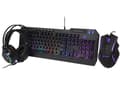 Miniatyrbilde 1 av 5: BLOW 84-218, Koblet med ledninger (ikke trådløs), USB, QWERTY, LED, Sort, Mus inkludert