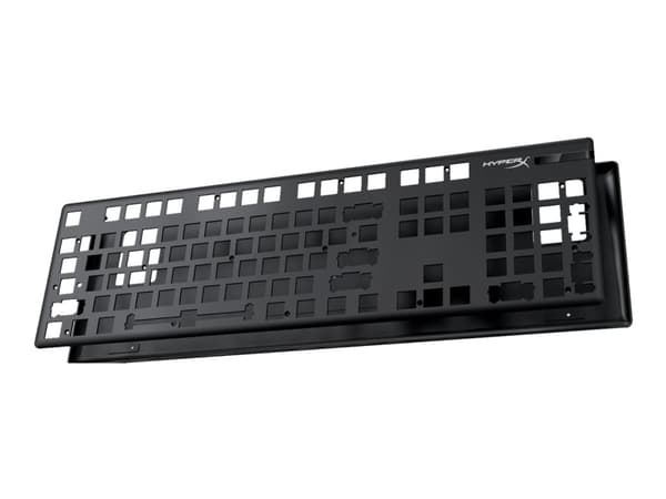 HyperX Alloy Origins - Tangentbord - bakgrundsbelysning - USB-C - QWERTY - amerikansk - tangentbrytare: HyperX Aqua - svart