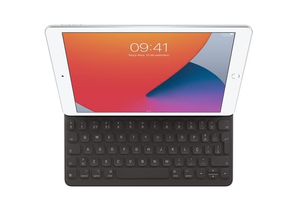 Apple Smart - Tastatur og folioveske - Apple Smart connector - QWERTY - Internasjonal engelsk / kanadisk fransk - for 10.2-inch iPad (7th generation,