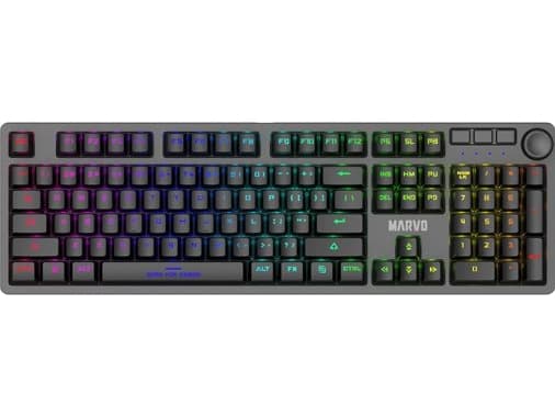 Marvo Marvo KG954 EN keyboard, US keyboard, for gaming, membrane type wired (USB), black, backlit