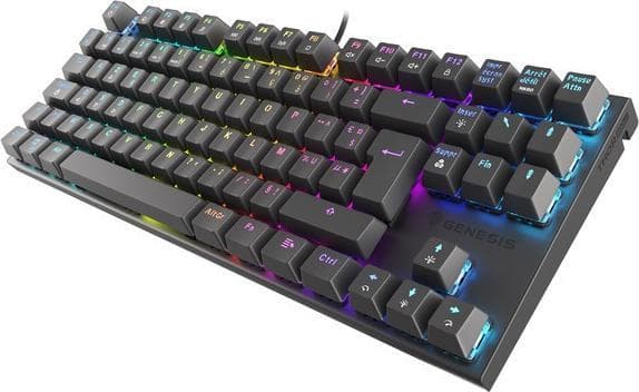 Genesis Keyboard GAMING KEYBOARD GENESIS THOR 300 TKL RGB FR MECHANICAL BACKLIGHT RED SWITCH
