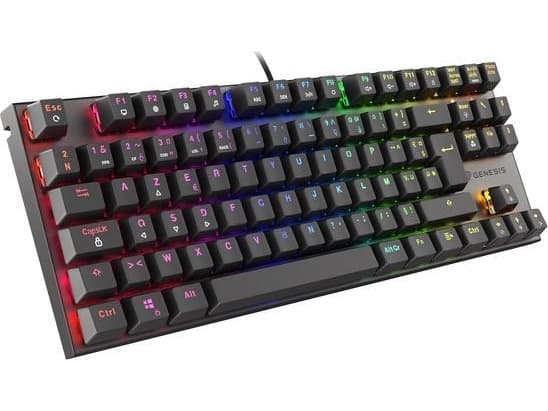 Genesis Keyboard GAMING KEYBOARD GENESIS THOR 300 TKL RGB FR MECHANICAL BACKLIGHT RED SWITCH