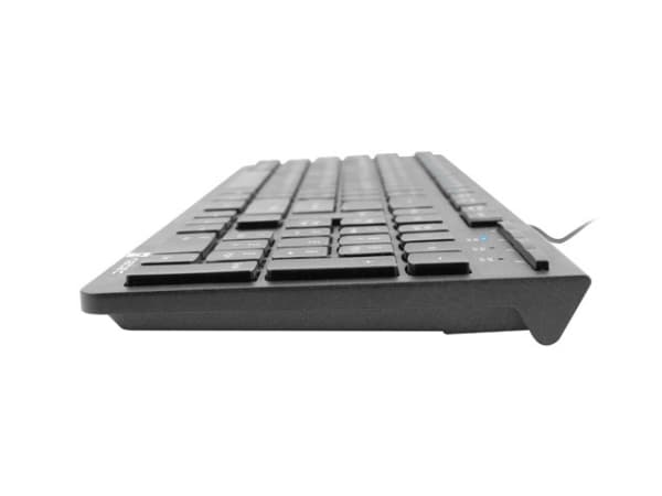 NATEC DISCUS 2, Fullstor (100 %), Kabel, USB, Membrantangentbrytare, QWERTY, Svart