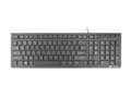 Miniatyrbild 1 av 5: NATEC DISCUS 2, Fullstor (100 %), Kabel, USB, Membrantangentbrytare, QWERTY, Svart