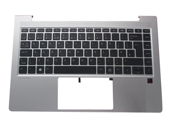 HP - Ersättningstangentbord för bärbar dator - bakgrundsbelyst - norsk - med övre skydd - för ProBook 640 G8 Notebook, 650 G8 Notebook