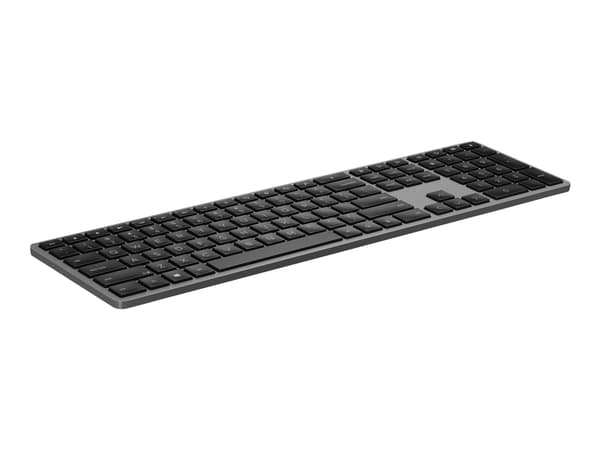 HP Langaton kaksitilainen 975 -näppäimistö, Täysikokoinen (100 %), RF Wireless + Bluetooth, Mekaaninen, QWERTY, Musta
