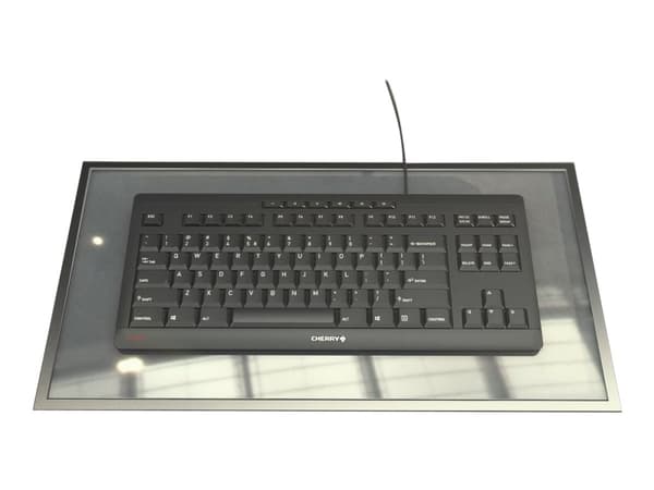 CHERRY STREAM KEYBOARD TKL - Tangentbord - USB - AZERTY - fransk - tangentbrytare: CHERRY SX - svart