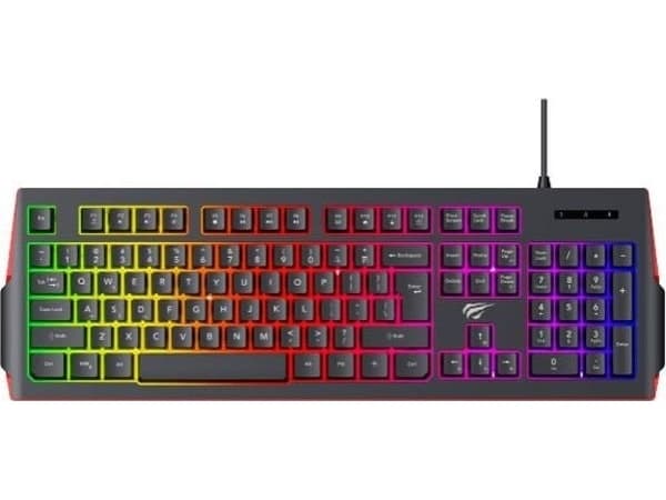 Havit keyboard Havit KB866L gaming keyboard Svart, Röd