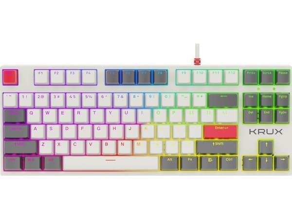 Krux Atax PRO RGB Gateron Gult tangentbord (KRX0110)