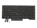Miniatyrbild 1 av 2: Primax - Ersättningstangentbord för bärbar dator - med Trackpoint, UltraNav - QWERTY - italiensk - svart - FRU - för ThinkPad P14s Gen 1; P14s Gen 2;