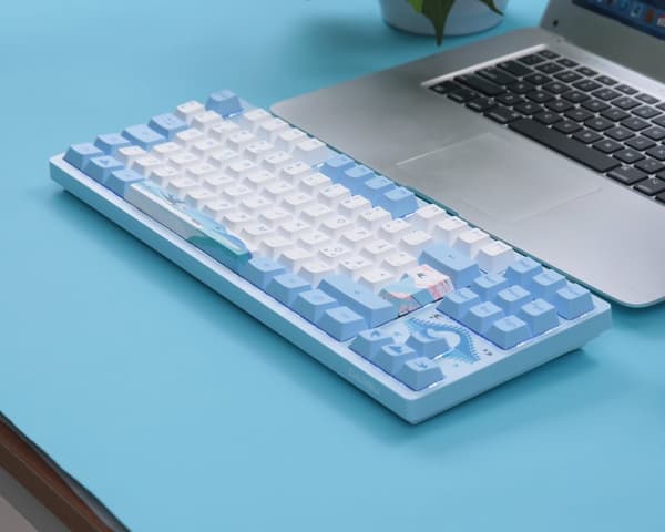 Swallow A87 TKL Hotswap LED Tastatur [Blue Sky]