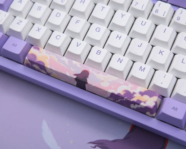 Dream A87 TKL Hotswap LED Tastatur [Violet Gold]
