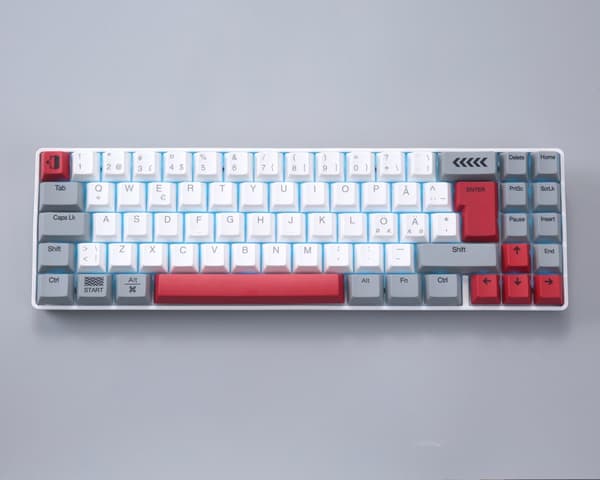 EK871 Hotswap LED Bluetooth Tastatur [Blue Sky]