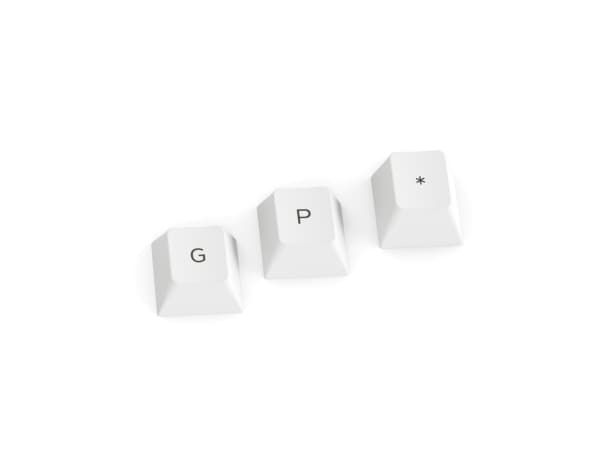 Glorious PC Gaming Race GLO-KC-GPBT-W-DE, Tastaturtaster, Hvit