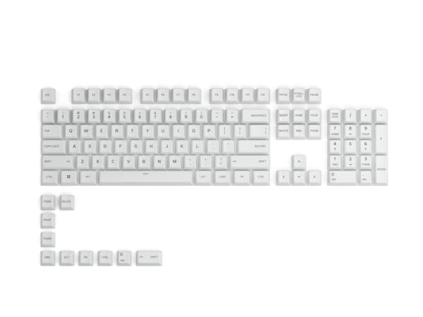 Glorious PC Gaming Race GLO-KC-GPBT-W-DE, Tastaturtaster, Hvit