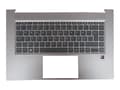 Miniatyrbild 1 av 2: HP - Ersättningstangentbord för bärbar dator - bakgrundsbelyst - Nordisk - med övre skydd - för ZBook Studio G7 Mobile Workstation