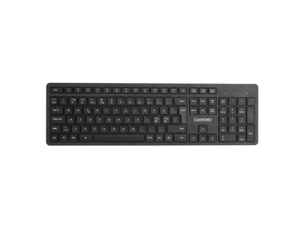 eSTUFF G220 - Tangentbord - trådlös - 2.4 GHz - QWERTY - Nordisk - svart
