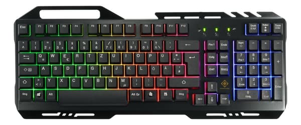 3-In-1 Gaming Gear Kit, RGB keyboard, German Layout