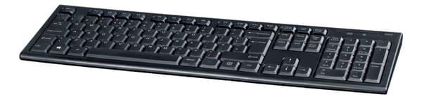 Wireless keyboard 105 keys USB receiver 10m range UK layout