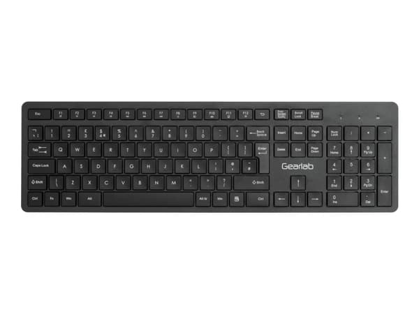 eSTUFF G220 - Tangentbord - trådlös - 2.4 GHz - QWERTY - brittisk - svart