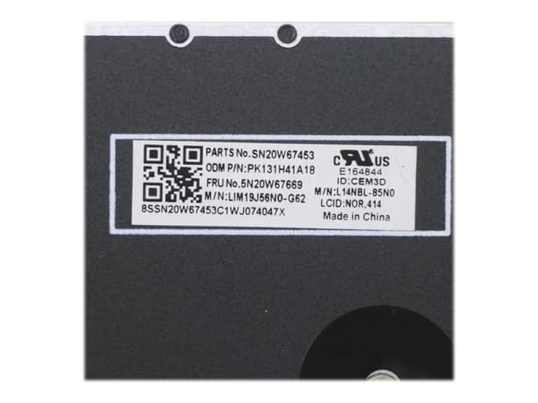 Lenovo 5N20W67669, Näppäimistö, Norjalainen, Lenovo, ThinkPad L14 Gen 2 (20X1, 20X2)