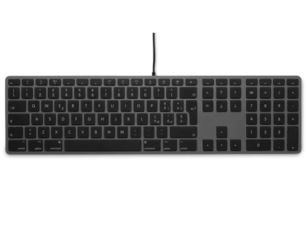 LMP 18251, Full størrelse (100 og), Koblet med ledninger (ikke trådløs), USB, QWERTY, Grå