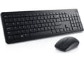 Miniatyrbild 3 av 3: Dell Wireless Keyboard and Mouse KM3322W - Sats med tangentbord och mus - trådlös - 2.4 GHz - QWERTY - estnisk - svart